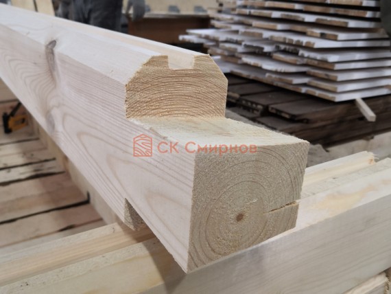 Сборка углов бани в ласточкин хвост