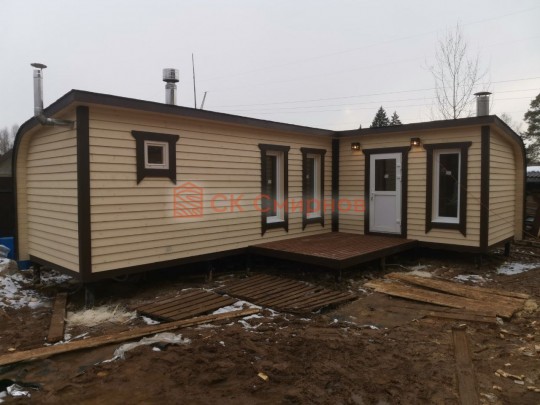 Апрель 2022 - каркасная баня №121