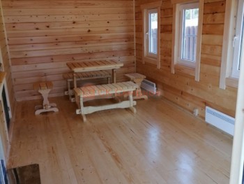 Фото №78: баня из бруса 108