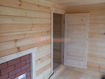 Фото №18: баня из бруса 124