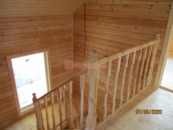 Фото №77: дом из бруса 64