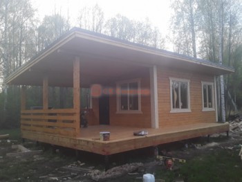 Фото №49: дом из бруса 69