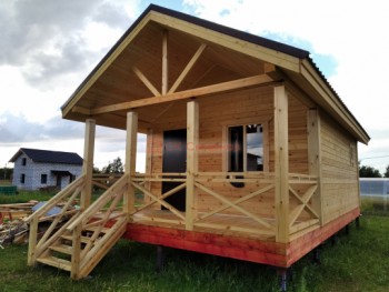 Фото №4: баня из бруса 89